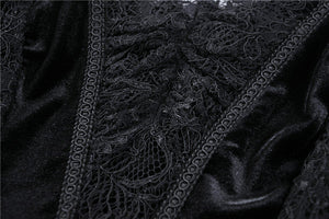 Gothic women maxi strap dress DW322 - Gothlolibeauty