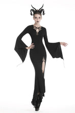Load image into Gallery viewer, Gothic slashed maxi tight dress  DW332 - Gothlolibeauty