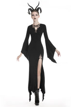 Load image into Gallery viewer, Gothic slashed maxi tight dress  DW332 - Gothlolibeauty