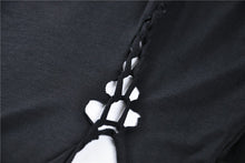 Load image into Gallery viewer, Gothic slashed maxi tight dress  DW332 - Gothlolibeauty