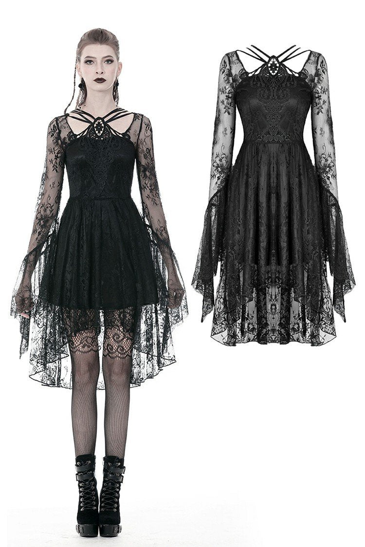 Gothic lady lacey cocktail dress DW343 – DARK IN LOVE