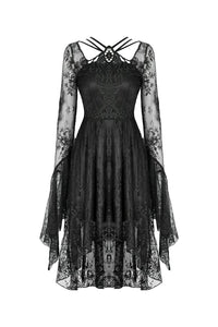 Gothic lady lacey cocktail dress DW343