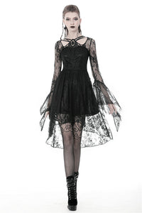 Gothic lady lacey cocktail dress DW343
