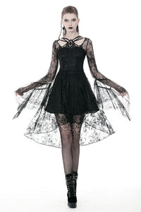 Gothic lady lacey cocktail dress DW343