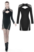 Load image into Gallery viewer, Punk mermaid sexy lace up thigh pencil dress DW353 - Gothlolibeauty