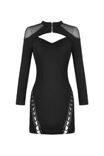 Load image into Gallery viewer, Punk mermaid sexy lace up thigh pencil dress DW353 - Gothlolibeauty