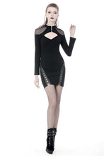Load image into Gallery viewer, Punk mermaid sexy lace up thigh pencil dress DW353 - Gothlolibeauty