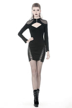 Load image into Gallery viewer, Punk mermaid sexy lace up thigh pencil dress DW353 - Gothlolibeauty