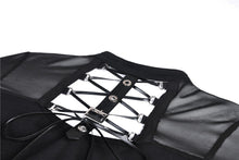 Load image into Gallery viewer, Punk mesh horn long sleeves midi dress  DW354 - Gothlolibeauty