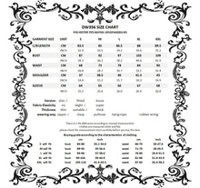 Load image into Gallery viewer, Gothic vintage black dress with a big white skull cross front DW356