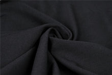 Load image into Gallery viewer, Gothic vintage black dress with a big white skull cross front DW356