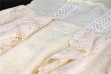 Load image into Gallery viewer, Steampunk beige cocktail short sleeves dress DW358