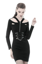 Load image into Gallery viewer, Punk bandage waist tight dress DW359 - Gothlolibeauty