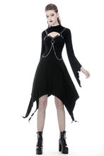 Load image into Gallery viewer, Punk chain long sleeves dress DW365 - Gothlolibeauty