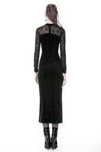 Load image into Gallery viewer, Gothic long velvet slim party dress  DW368 - Gothlolibeauty