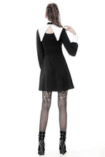 Load image into Gallery viewer, Gothic lolita black and white bow neck dress DW374 - Gothlolibeauty