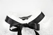 Load image into Gallery viewer, Gothic lolita black and white bow neck dress DW374 - Gothlolibeauty