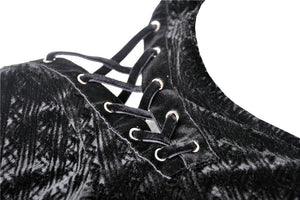 Gothic witch holloween hooded slim dress DW375 - Gothlolibeauty