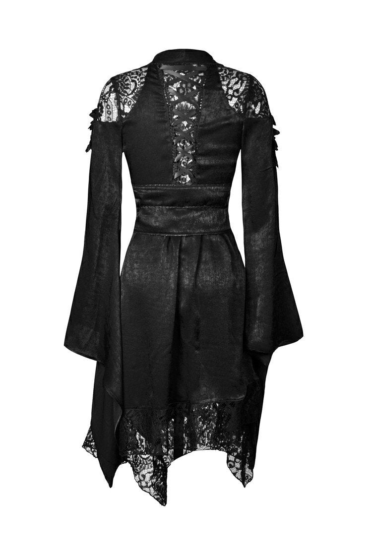 Gothic lace hollow shoulders kimono dress DW380 – DARK IN LOVE