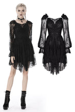 Load image into Gallery viewer, Gothic elegant long sleeves lace midi dress DW383 - Gothlolibeauty