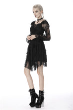 Load image into Gallery viewer, Gothic elegant long sleeves lace midi dress DW383 - Gothlolibeauty