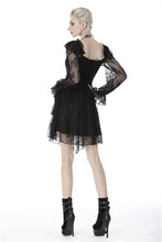 Load image into Gallery viewer, Gothic elegant long sleeves lace midi dress DW383 - Gothlolibeauty