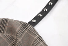 Load image into Gallery viewer, Punk checked layer prom corset dress DW387 - Gothlolibeauty