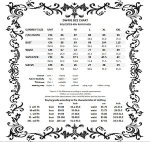 Gothic lolita doll midi dress DW405 - Gothlolibeauty