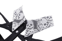 Load image into Gallery viewer, Punk Whiteite lapel collar short sleeves dress DW410 - Gothlolibeauty