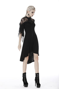 Gothic lace sexy shoulders cocktail dress DW418 - Gothlolibeauty