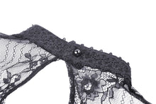 Load image into Gallery viewer, Gothic lace sexy shoulders cocktail dress DW418 - Gothlolibeauty