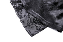 Load image into Gallery viewer, Gothic lace up collar velvet dress  DW428