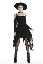 Load image into Gallery viewer, Punk off-shoulders ripped dress DW430