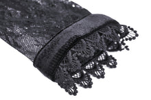 Load image into Gallery viewer, Gothic doll frilly lace velvet dress DW431