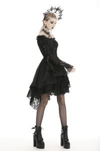 Gothic decadent longsleeves cocktail dress DW445