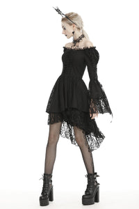 Gothic decadent longsleeves cocktail dress DW445