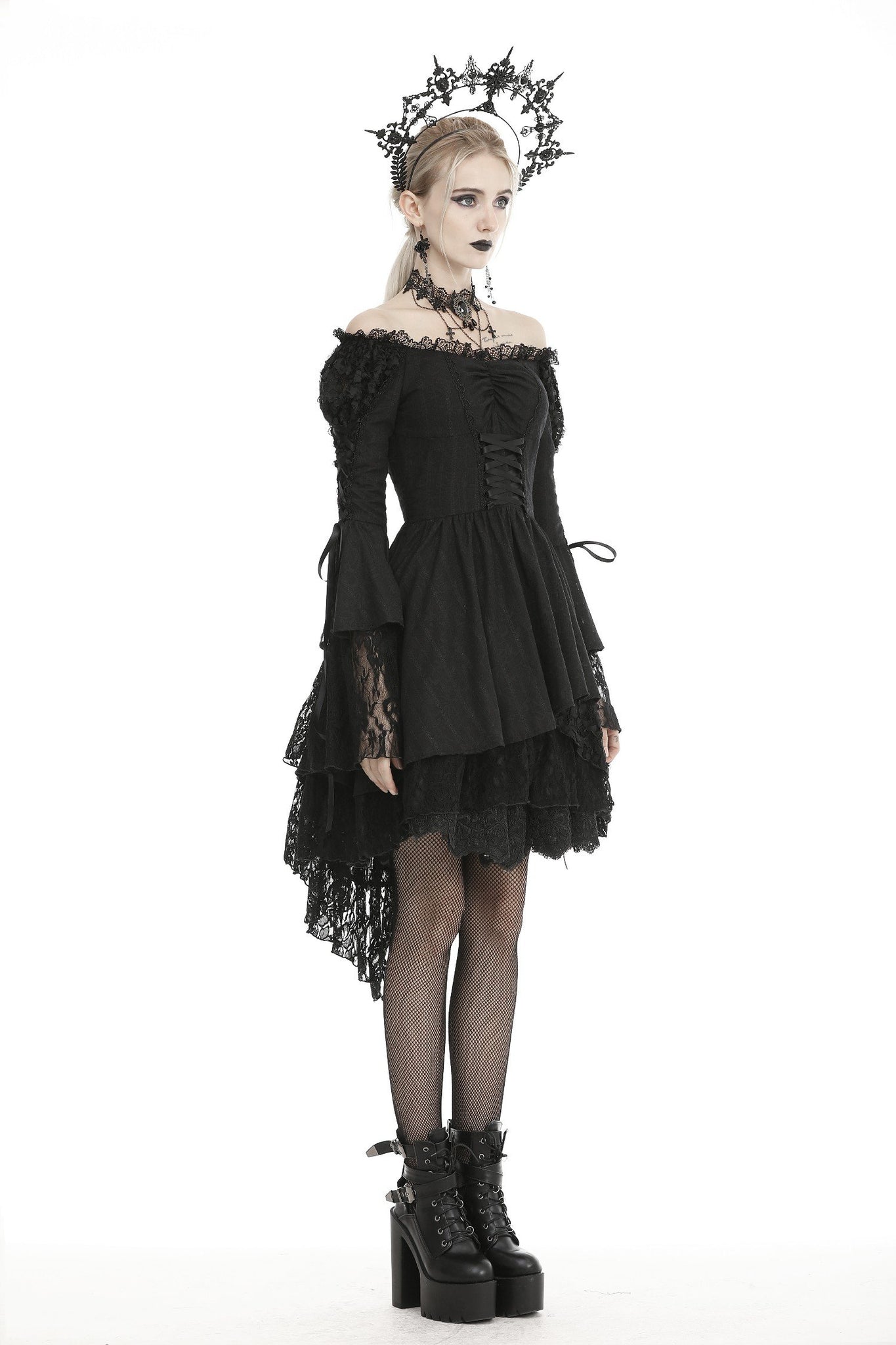 Gothic decadent longsleeves cocktail dress DW445 – DARK IN LOVE