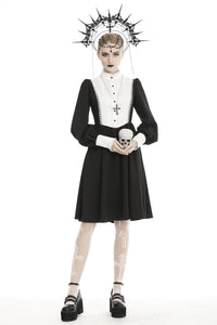 Nun dolly button up dress DW446
