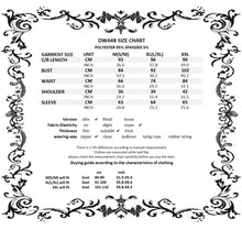 Load image into Gallery viewer, Gothic ghost blood cross velvet dress DW448