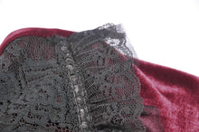 Load image into Gallery viewer, Gothic ghost blood cross velvet dress DW448
