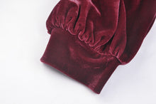 Load image into Gallery viewer, Gothic ghost blood cross velvet dress DW448