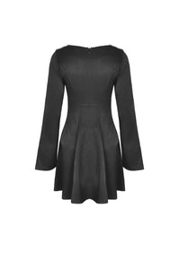 Goth cross white doll collar dress DW453