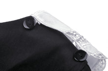 Load image into Gallery viewer, Goth cross white doll collar dress DW453
