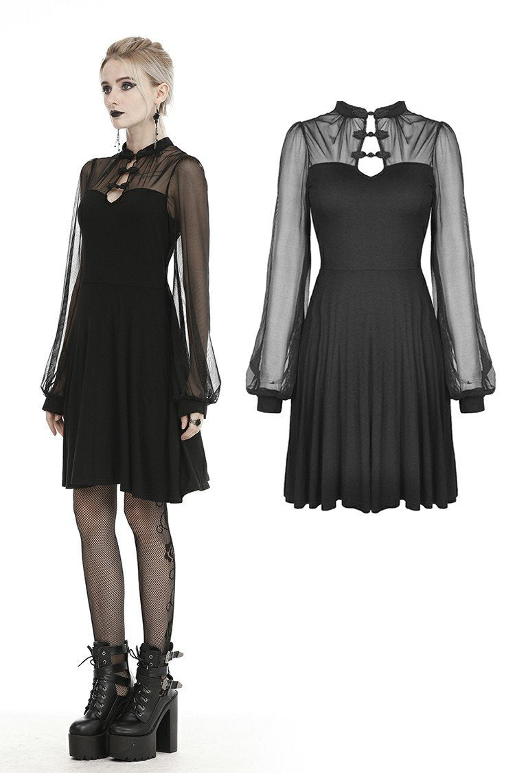 Gothic sexy butterfly mesh dress DW455