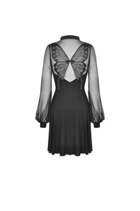 Gothic sexy butterfly mesh dress DW455