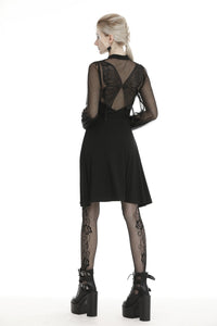 Gothic sexy butterfly mesh dress DW455