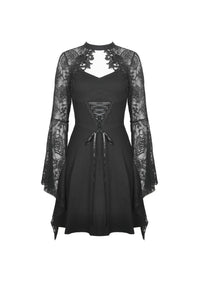 Gothic lace up doll dress DW461