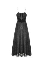 Load image into Gallery viewer, Gothic court velvet lace maxi dress DW465