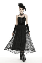 Load image into Gallery viewer, Gothic court velvet lace maxi dress DW465
