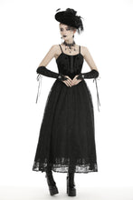 Load image into Gallery viewer, Gothic court velvet lace maxi dress DW465